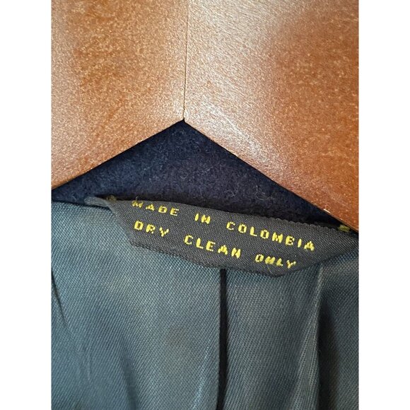 J. B. Britton Collection Navy Camel Hair Blazer Men's 42L Jacket Vintage - Picture 11 of 14